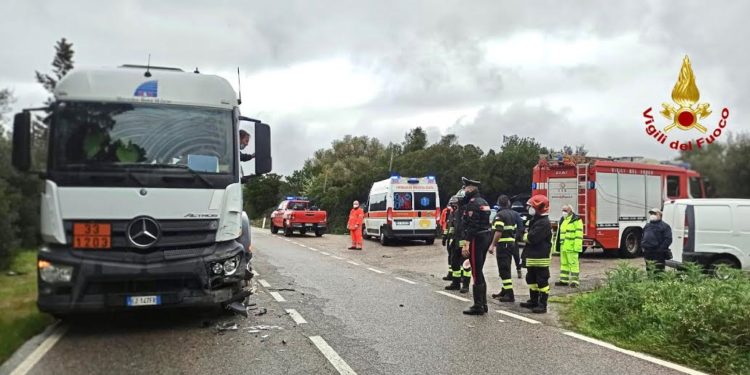 Olbia: incidente stradale all’altezza del bivio di Priatu, una persona portata in ospedale