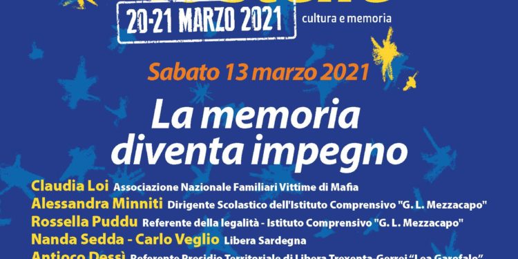 Sabato, a Barrali, «La memoria diventa impegno”, riflessioni su Emanuele Loi e altre vittime di mafia