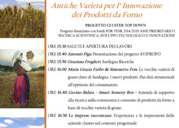Martedì 30 marzo, si svolgerà l’evento finale del Progetto Cluster Top Down «AVIPROFO – Antiche Varietà per l’Innovazione dei PROdotti da FOrno»