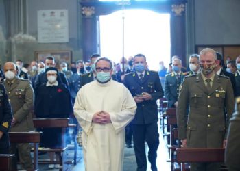 Mons. Santo Marcianò ha officiato a Quartu Sant’Elena il precetto pasquale interforze