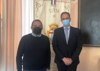 Oristano: Il sindaco Andrea Lutzu ha incontrato il nuovo questore Giuseppe Giardina