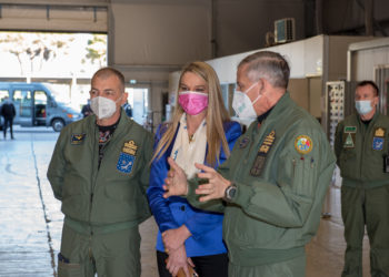 Stefania Pucciarelli (sottosegretario Difesa): «Aeroporto militare di Pratica di Mare importante hub nazionale stoccaggio vaccini»