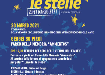 Vittime di mafia, il 20 marzo in tutta la Sardegna si celebra la XXVI “Giornata della memoria”