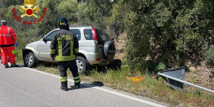 Incidente sulla Olbia-Tempio, sul posto i vigili del fuoco 