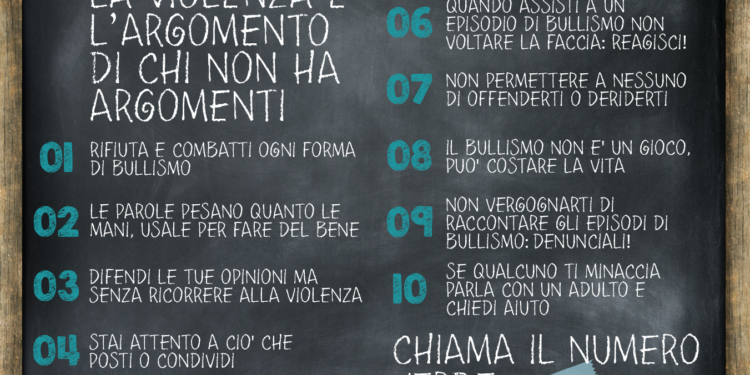 Regione e Corecom: dieci regole contro il bullismo