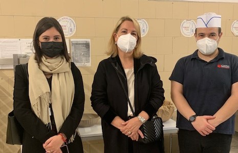 Cagliari: gli auguri alla Caritas diocesana di Viviana Lantini ed Antonella Scarfò