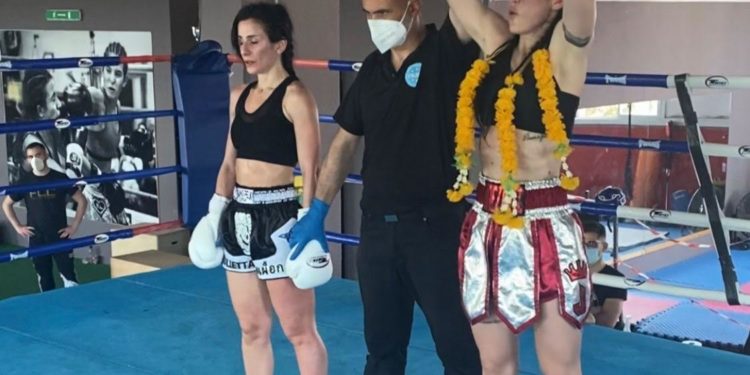 Jessica Meloni e Matteo Dore campioni regionali di Muay thai
