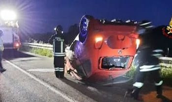 Incidente stradale tra Baradili e Sini, ferite due persone
