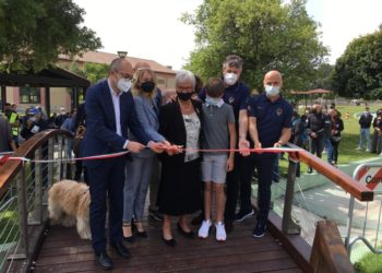 Pirri: inaugurata la nuova area giochi del Parco “Ex Vetreria”