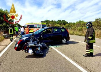Incidente stradale sulla Olbia-Porto Cervo, sul posto i vigili del fuoco