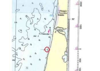Arborea, rilevato un presunto ordigno bellico: interdetto lo specchio acqueo antistante l’arenile di “S’Ena Arrubia”