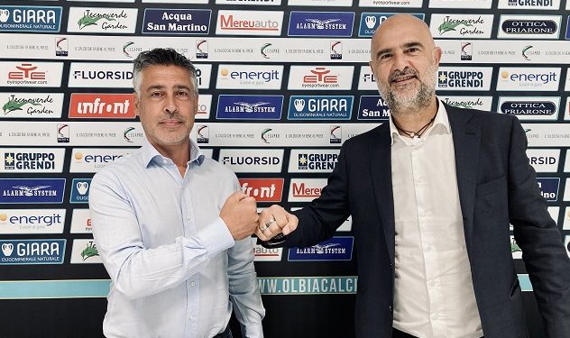 Ora è ufficiale: Max Canzi sarà l’allenatore dell’Olbia Calcio anche per la stagione 2021-2022
