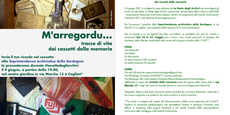 M’arregordu… tracce di vita dai cassetti della memoria