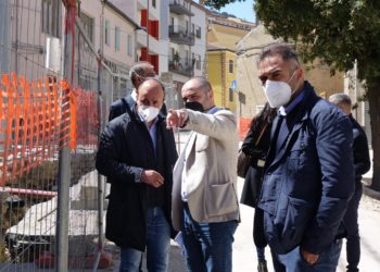 Sopralluogo dell’assessore regionale dei Lavori pubblici, Aldo Salaris, a Bitti, a sei mesi dall’alluvione