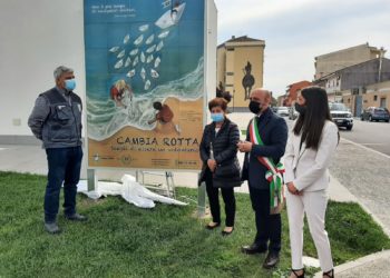 È stato inaugurato, ad Oristano, un pannello in ceramica in occasione del ventennale di Sardegna Solidale