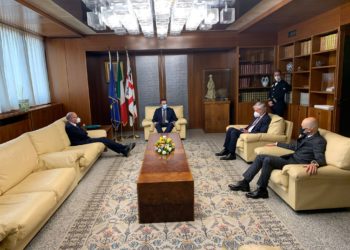 Il presidente del Consiglio regionale stamane ha ricevuto il prefetto di Oristano, Fabrizio Stelo