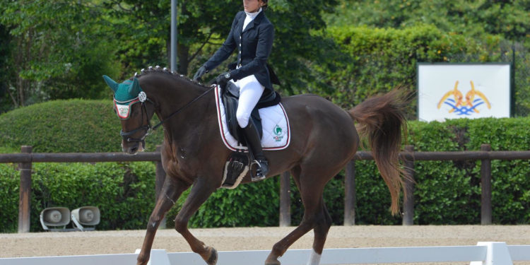 L’amazzone cagliaritana Laura Piras è giunta 2ª nei Campionati Italiani di Dressage nel Freestyle F-Esperti + Gentleman, in sella a Bellissima 40