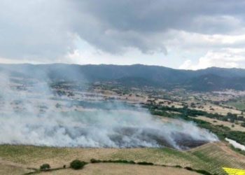 Gergei: incendio in località Maloredda, sul posto il Corpo forestale