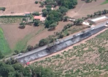 Oggi, su un totale di ben 29 incendi sviluppatisi sul territorio regionale, 8 hanno richiesto l’intervento del mezzo aereo del Corpo forestale