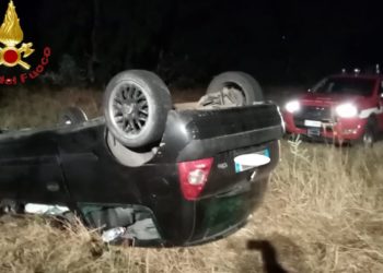 Incidente stradale durante la notte scorsa in località “Ulestri”, ad Ilbono