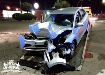 Incidente stradale, intorno alle 23.30 di ieri, in viale Ciusa, a Cagliari