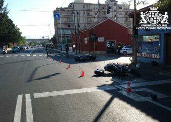 Cagliari: incidente stradale in viale Marconi, due persone in ospedale in codice giallo