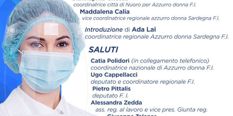 Sabato 26 giugno, a Nuoro, si terrà l’incontro regionale di Azzurro Donna Sardegna Forza Italia sulla Sanità regionale
