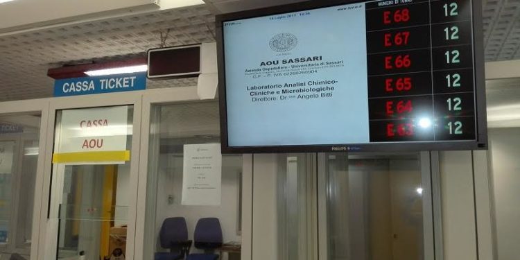 Orari estivi delle casse ticket all’Aou di Sassari