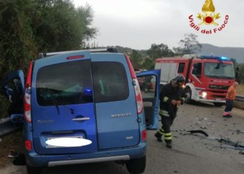Dorgali: incidente stradale sulla strada provinciale 46, intervengono i vigili del fuoco