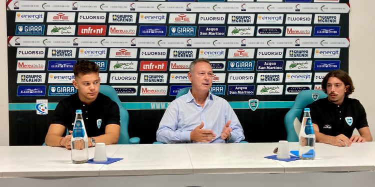 Olbia Calcio: presentati Christian Travaglini e Luca Palesi 