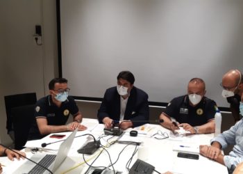 Incendi: il presidente della Regione, Christian Solinas, sta coordinando le operazioni dalla sala operativa della Protezione civile