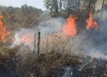 E’ allarme incendi a Villanovafranca