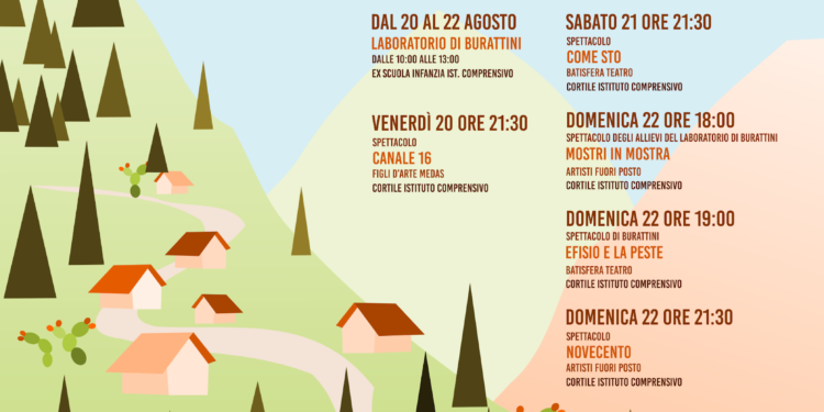 Desulo dal 19 al 22 agosto ospiterà la terza edizione del festival teatrale “Teatri della montagna”