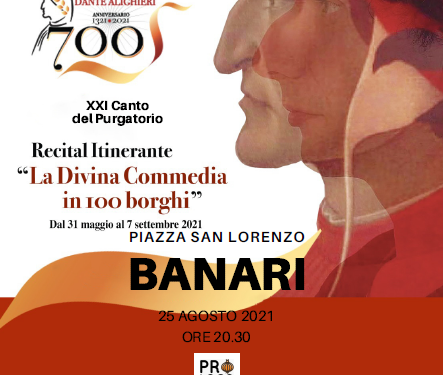 La Divina Commedia arriva a Banari