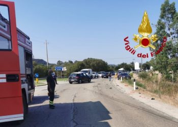 Incidente stradale sulla strada provinciale 59, intervengono i vigili del fuoco