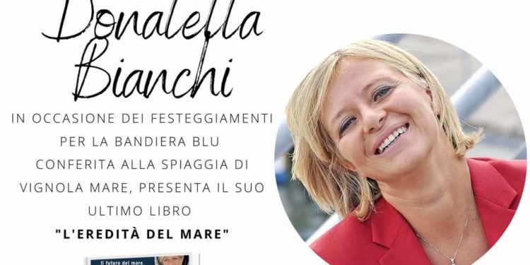 Donatella Bianchi presenta il libro “L’eredità del mare”, lunedì alle 21,30, in piazza Vignola Mare, ad Aglientu
