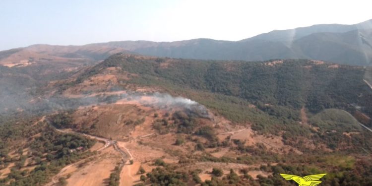 Oggi, su un totale di 10 incendi sviluppatisi sul territorio regionale, 2 hanno richiesto l’intervento dei mezzi aerei del Corpo forestale