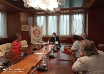 Il presidente del Consiglio regionale ha incontrato una delegazione del sindacato Cobas Scuola – Sardegna