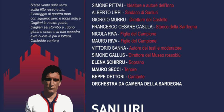 Il 27 settembre, al Castello di Sanluri, verrà celebrato il primo goal segnato da Gigi Riva per il Cagliari