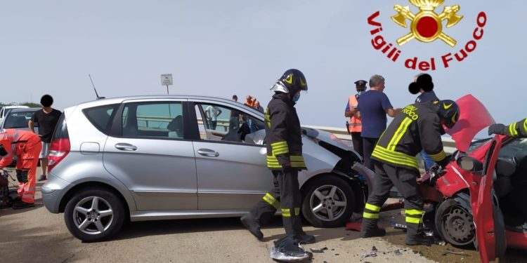 Osilo: incidente stradale sulla strada provinciale 72 dell’Anglona, sul posto i vigili del fuoco