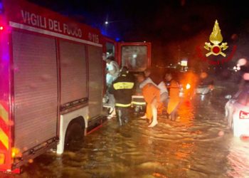 Ondata di maltempo nel Sud Sardegna, intervengono i vigili del fuoco