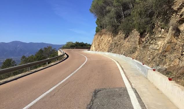 Baunei: conclusi gli interventi di messa in sicurezza di un versante nella 125 “Orientale Sarda”