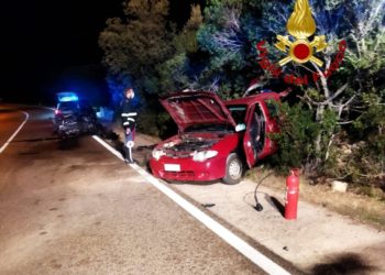 Arzachena: incidente stradale a Stazzu Funtana Manna, sul posto i vigili del fuoco e la Polizia stradale