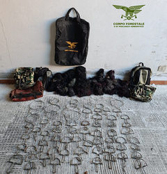 Due bracconieri sono stati sorpresi dalla pattuglia della stazione forestale di Muravera