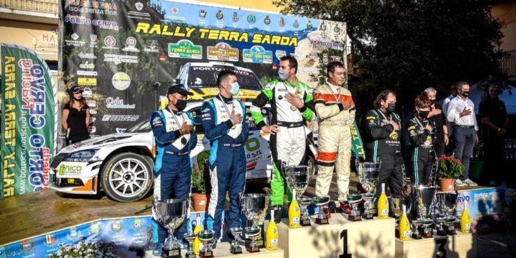 Diomedi-Turati vincono per la quinta volta il Rally Terra Sarda