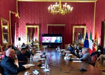 Il presidente Michele Pais alla conferenza dei presidenti delle assemblee regionali a Palermo