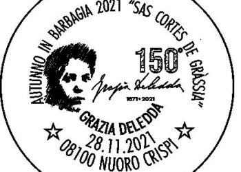 Autunno in Barbagia a Nuoro: un annullo postale dedicato a Grazia Deledda