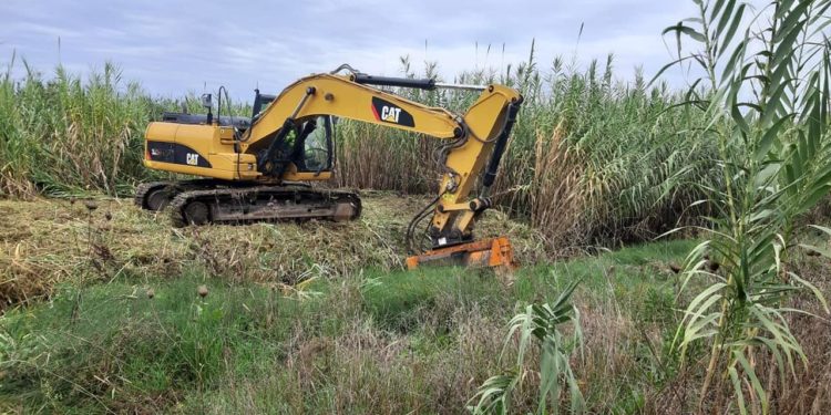 Alghero: proseguono i lavori di pulizia dei canali e degli alvei