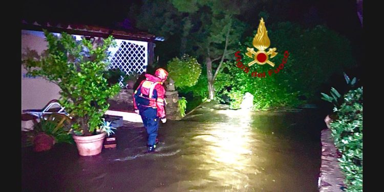 Allagamenti ad Arzachena e Porto Rotondo, intervengono i vigili del fuoco