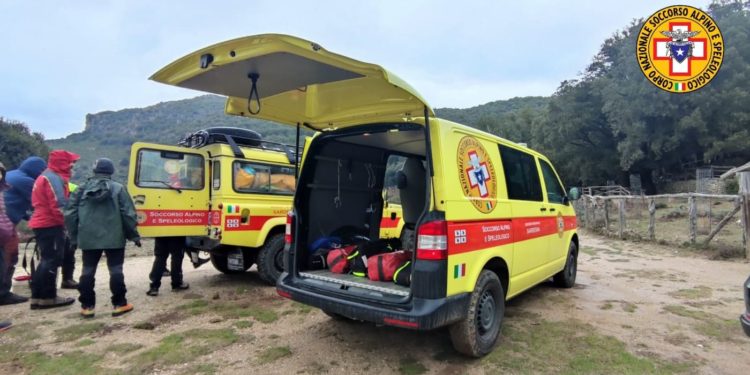 Orgosolo: escursionista colpito da malore, interviene il Corpo Nazionale Soccorso Alpino e Speleologico